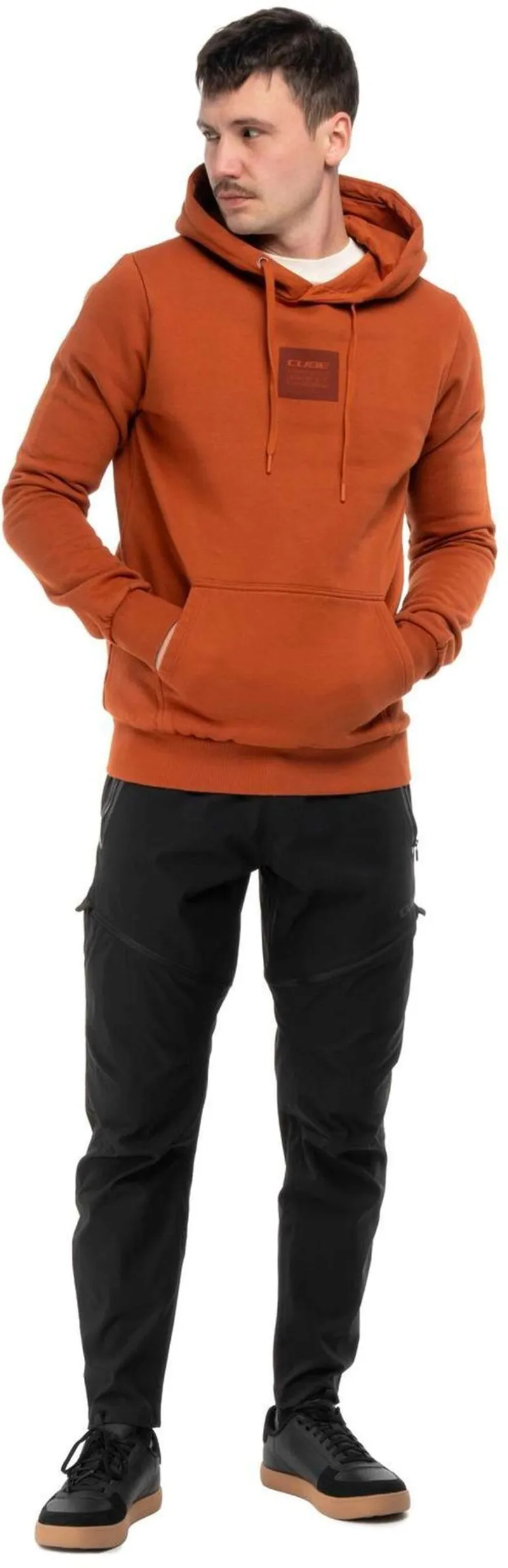 Cube Organic Hoodie Roots in Red-4